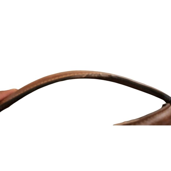 VTG Fossil Long Live 1954 Tote Bag Summer Beach Pink & Beige W/ Key Charm - Picture 9 of 9